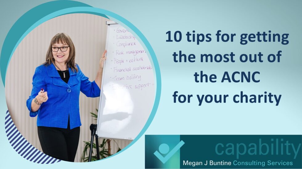 10 tips for getting the most out of the ACNC - Megan J Buntine ...